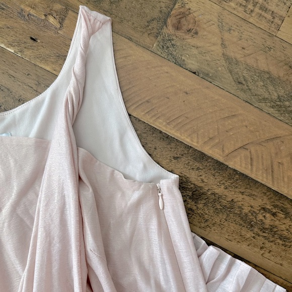 Jessica Simpson blush pink pleated mini dress size 4 - Picture 8 of 8